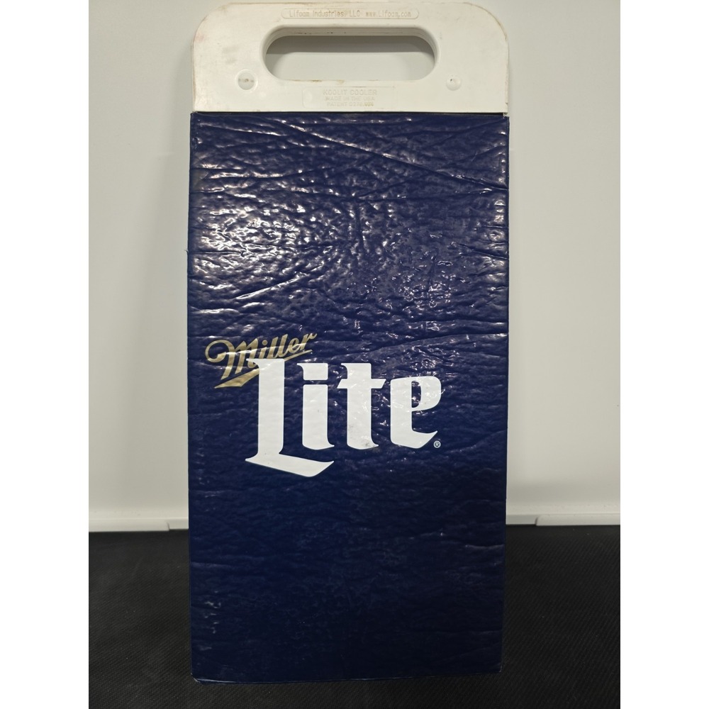 Koolit Insulated Beer Cooler Bag Miller Lite Spellout Logo USA Made w/Handle